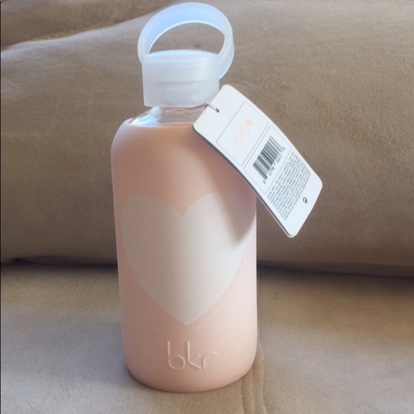 **LAST ONE** BKR 500 ml Glass Bottle in "Tutu Text Heart" 💩 - Picture 1 of 6
